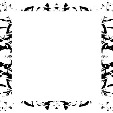 soyut kare çerçeve arkaplanı, metin için alanı olan grunge arkaplanı, vektör illüstrasyonu 