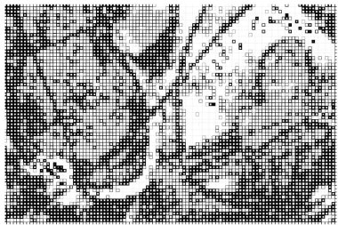 Yarım ton. modern arkaplan vektörü illüstrasyonu