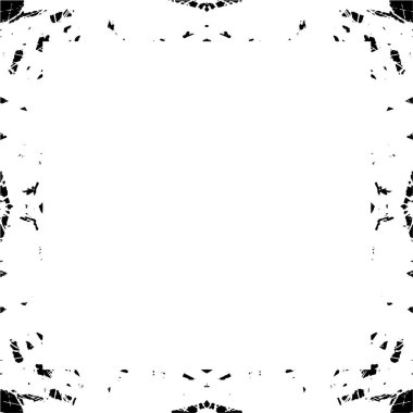 soyut kare çerçeve arkaplanı, metin için alanı olan grunge arkaplanı, vektör illüstrasyonu 