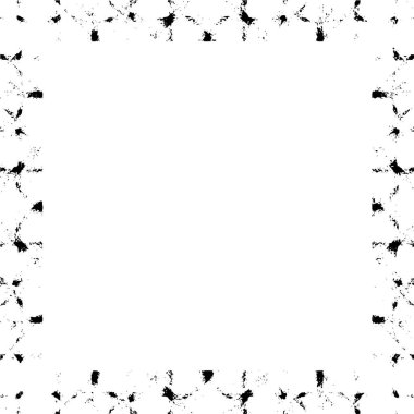 Black and white grunge frame background