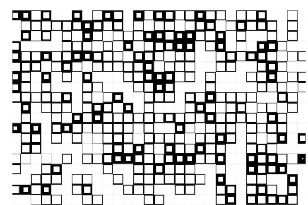 Abstraktní Mozaika Uspořádaná Podle Čtvercových Obdélníkových Prvků Vektorová Mozaika Čtvercový — Stockový vektor