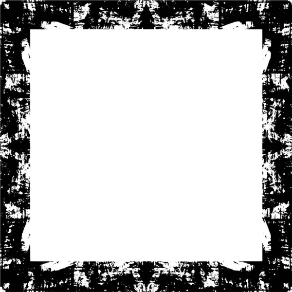 Black and white grunge frame background