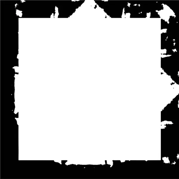 Fond Abstrait Noir Blanc Texture Géométrique Cadre — Image vectorielle