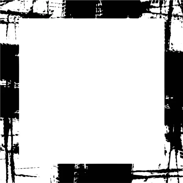 Black White Grunge Frame Background — стоковый вектор