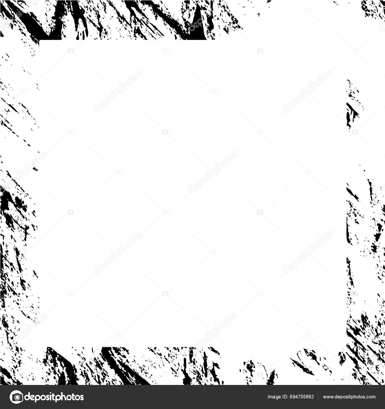 Distressed Frame Black White Texture Stock Vector by ©Toluk 694755662