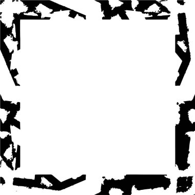 siyah ve beyaz soyut arka plan, geometrik çerçeve. vektör illüstrasyonu.  