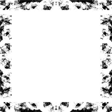 Soyut monokrom çerçeve. vektör illüstrasyonu.