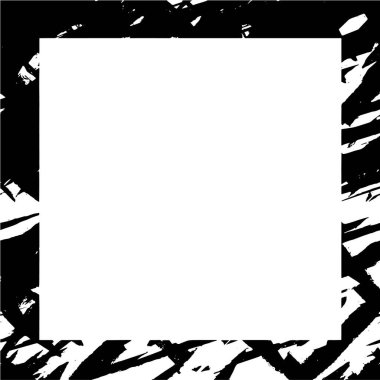 soyut kare çerçeve, vektör illüstrasyon tasarımı