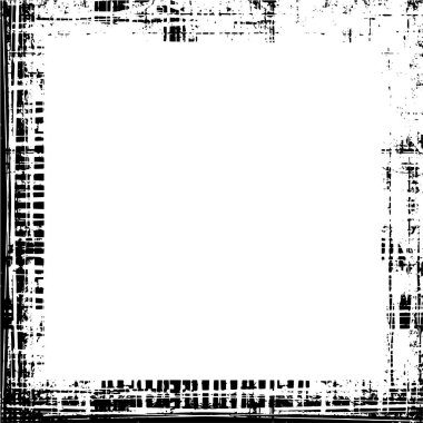 beyaz arkaplanda siyah mozaik çerçeve