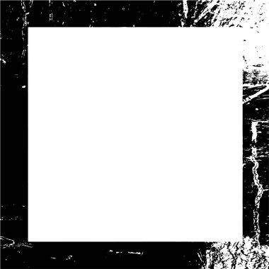 Siyah geometrik çerçeve ile grunge arkaplanı