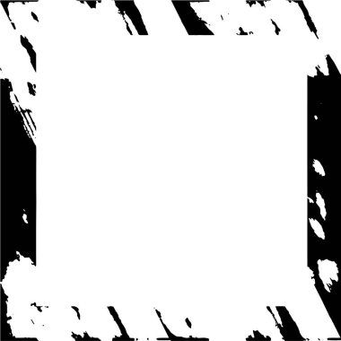 Siyah ve beyaz soyut çerçeve. vektör illüstrasyonu. 