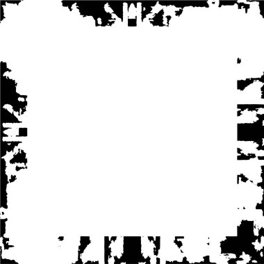 Siyah ve beyaz soyut çerçeve. vektör illüstrasyonu. 