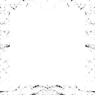 Siyah geometrik çerçeve ile grunge arkaplanı