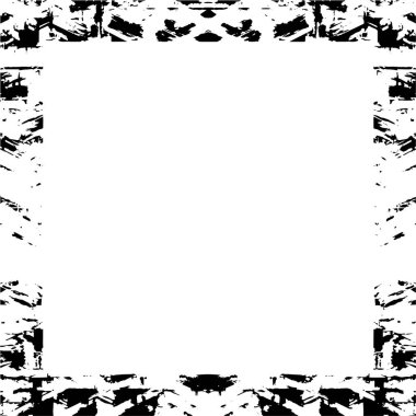 Siyah ve beyaz soyut çerçeve. vektör illüstrasyonu. 