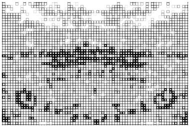 Yarım ton. modern arkaplan vektörü illüstrasyonu