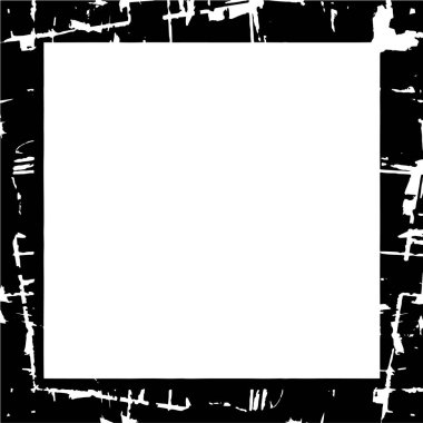 Vektör çizimi. siyah ve beyaz soyut çerçeve 