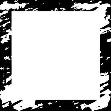 Vektör çizimi. siyah ve beyaz soyut çerçeve 