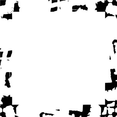 Vektör çizimi. siyah ve beyaz soyut çerçeve 