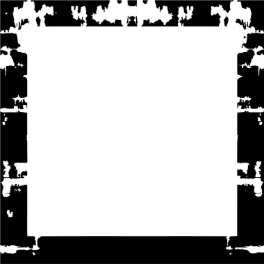 Vektör çizimi. siyah ve beyaz soyut çerçeve 