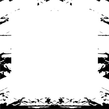 siyah ve beyaz grunge vintage doku retro tarzı, kare çerçeve boş alan