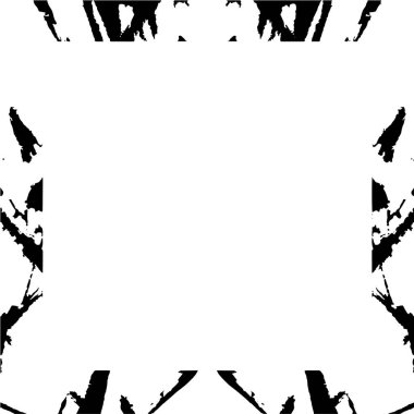 siyah ve beyaz grunge vintage doku retro tarzı, kare çerçeve boş alan