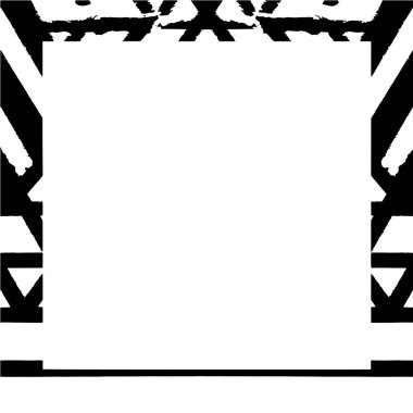 siyah ve beyaz grunge vintage doku retro tarzı, kare çerçeve boş alan