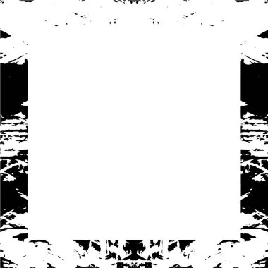 siyah ve beyaz grunge vintage doku retro tarzı, kare çerçeve boş alan
