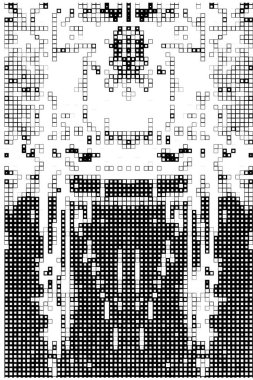 Yarım ton. modern arkaplan vektörü illüstrasyonu