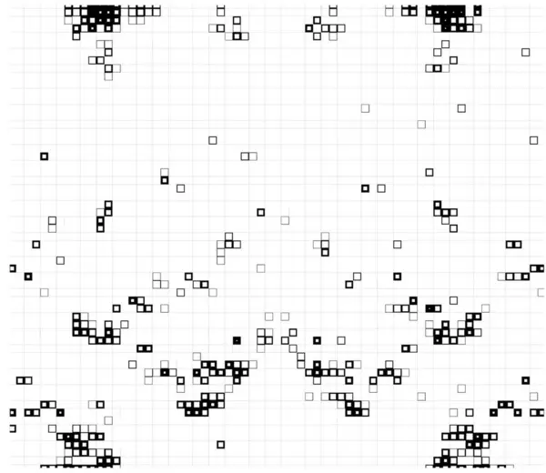 Abstrakcyjna Mozaika Zorganizowana Przez Prostokąty Kwadratowe Wektor Mozaika Kwadratowy Wzór — Wektor stockowy