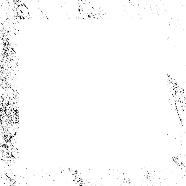 Siyah Beyaz Desenli Sıkıntılı Çerçeve — Stok Vektör