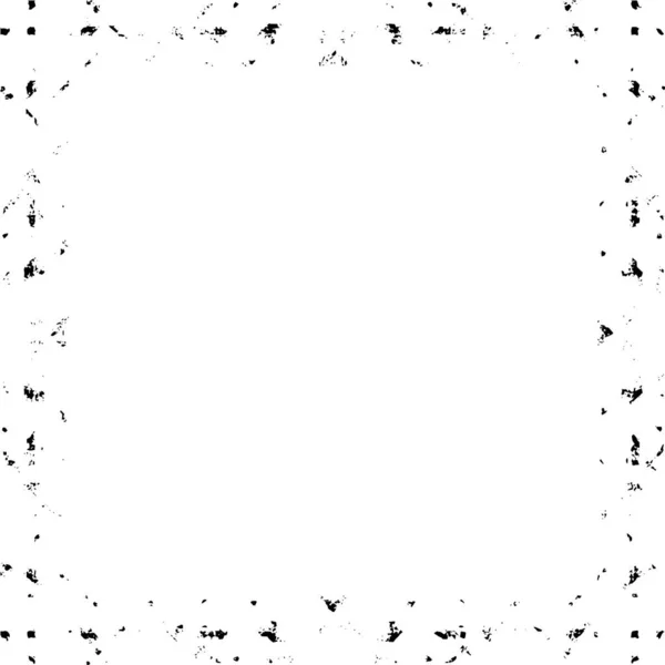 Abstrakter Hintergrund Monochrome Textur Schwarz Weißer Rahmen Auf Weißem Hintergrund — Stockvektor