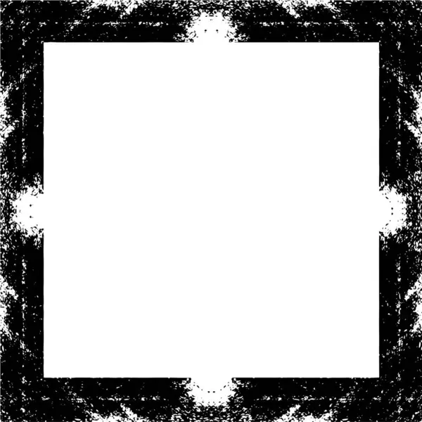 Vecteur Noir Blanc Cadre Abstrait — Image vectorielle