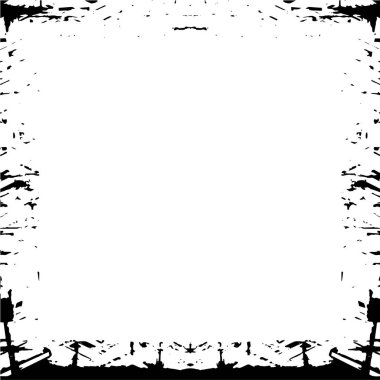 siyah ve beyaz grunge vintage doku retro tarzı, kare çerçeve boş alan