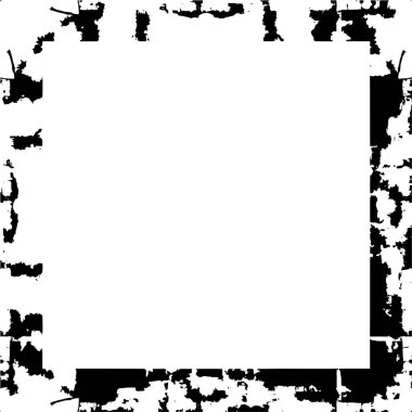 siyah ve beyaz grunge vintage doku retro tarzı, kare çerçeve boş alan