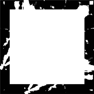 siyah ve beyaz grunge vintage doku retro tarzı, kare çerçeve boş alan