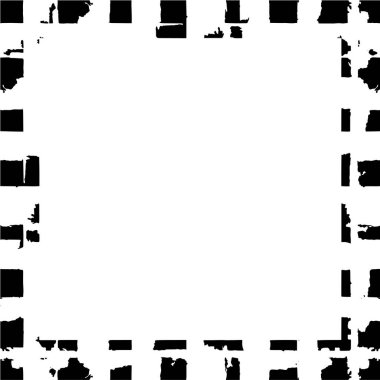 siyah ve beyaz grunge vintage doku retro tarzı, kare çerçeve boş alan