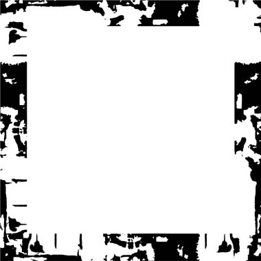 Grunge üst üste biniyor. Soyut siyah ve beyaz vektör arkaplanı.