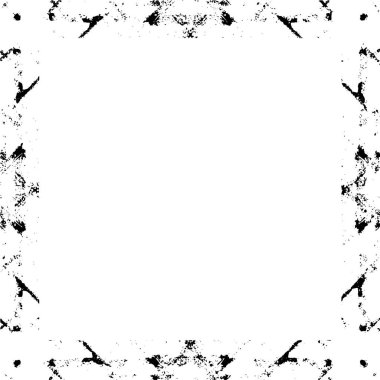 Grunge üst üste biniyor. Soyut siyah ve beyaz vektör arkaplanı.