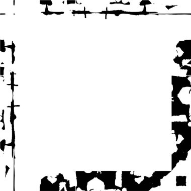 Grunge üst üste biniyor. Soyut siyah ve beyaz vektör arkaplanı.