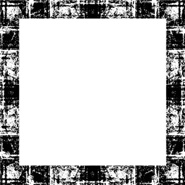 Grunge üst üste biniyor. Soyut siyah ve beyaz vektör arkaplanı.