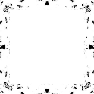 Grunge üst üste biniyor. Soyut siyah ve beyaz vektör arkaplanı.