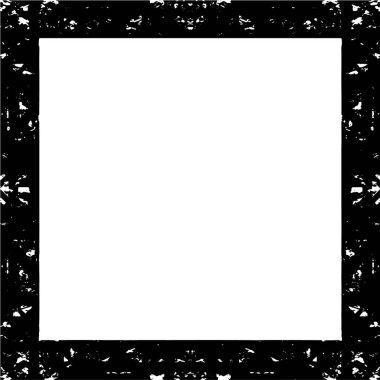 siyah ve beyaz tek renkli çerçeve