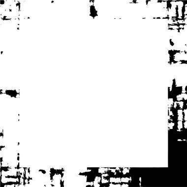 Siyah beyaz desenli sıkıntılı çerçeve