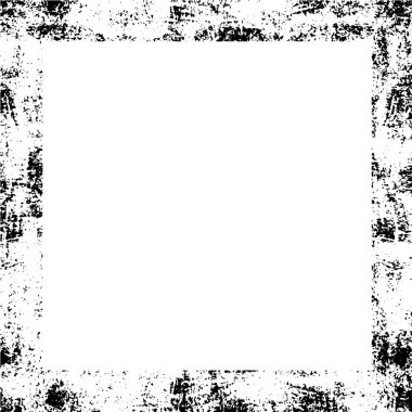 Siyah beyaz desenli sıkıntılı çerçeve