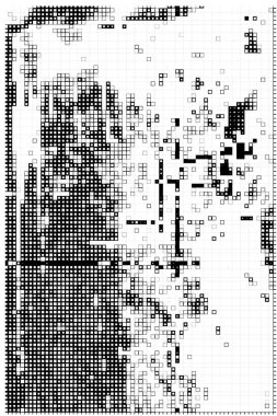Grunge üst üste biniyor. Soyut siyah ve beyaz vektör arkaplanı.