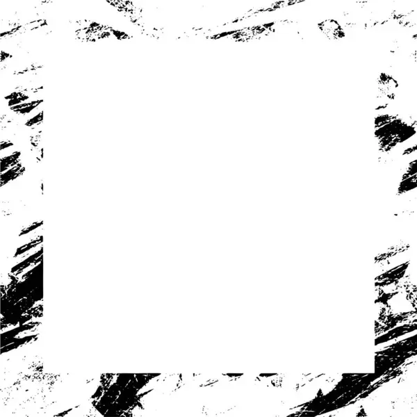 Rahmen Auf Weißem Hintergrund Mit Grunge Overlay Für Postkarten Verpackung — Stockvektor