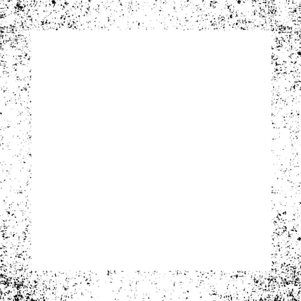 Cadre Monochrome Noir Blanc — Image vectorielle