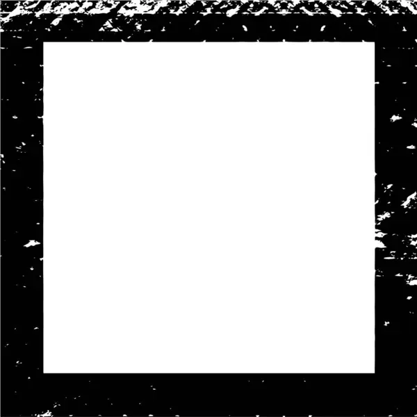 Black White Monochrome Frame — Stock Vector