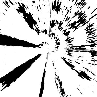 Siyah ve beyaz renklerde soyut grunge arkaplanı. vektör illüstrasyonu