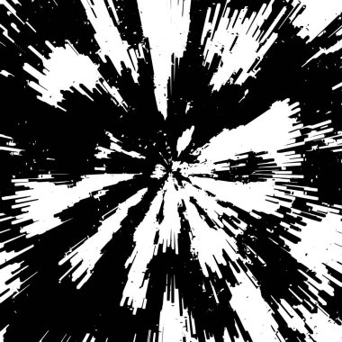 Siyah ve beyaz renklerde soyut grunge arkaplanı. vektör illüstrasyonu